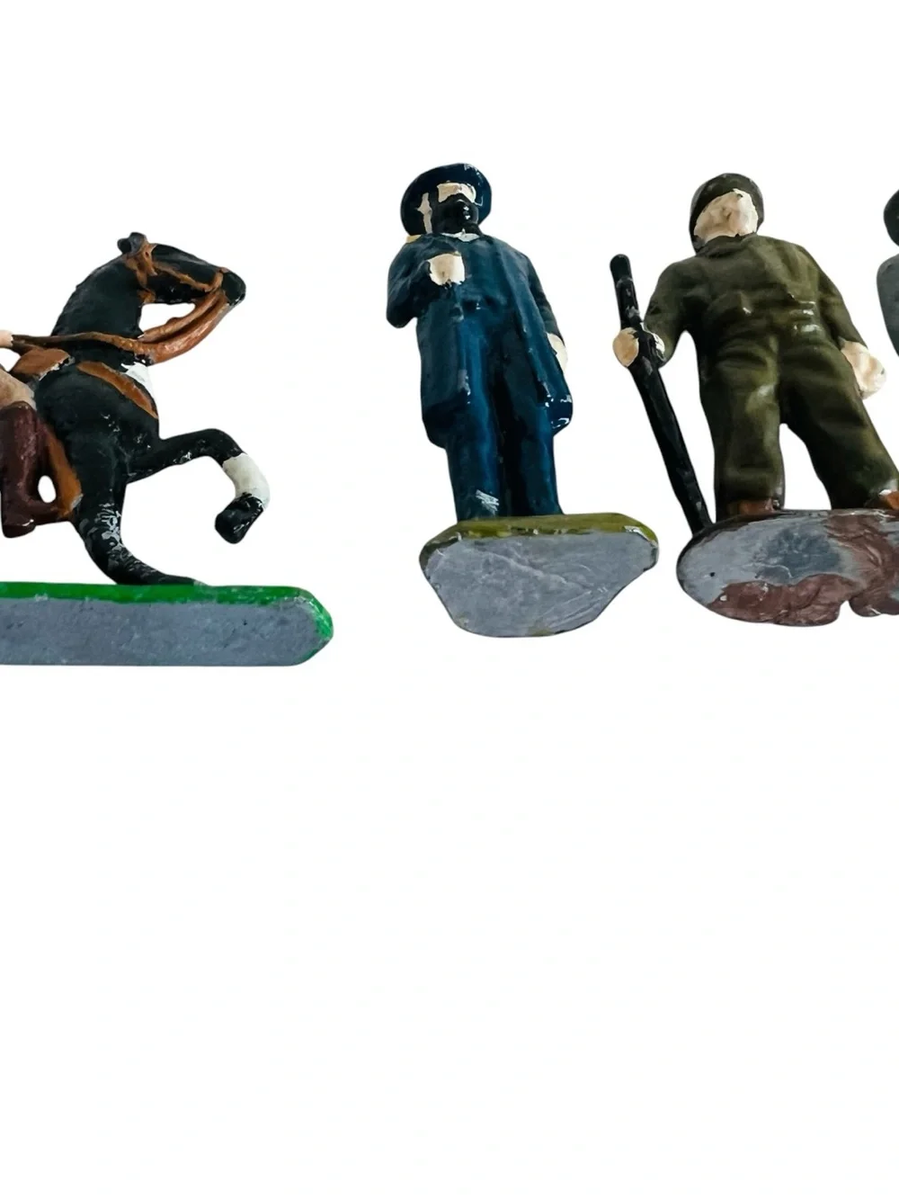 Vintage Metal Military Soldier Toy Figurine Lot